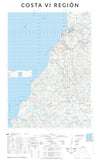 Mapa Costa VI Región