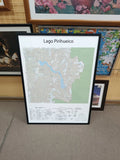 Mapa Lago Pirihueico IGM marco negro