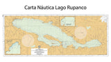Carta Nautica Lago Rupanco 90x50 | Carta Náutica | Con o sin marco | Mapas del Sur