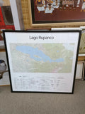 Mapa IGM Lago Rupanco enmarcado en marco negro – Mapas del Sur