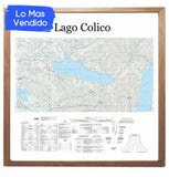 Mapa Lago Colico | Mapa IGM | con o sin marco | Mapas del Sur