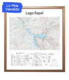 Lago Rapel, IGM | Mapa IGM | Con o sin marco | Mapas del Sur