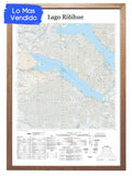 Lago Riñihue, IGM | Mapa IGM | Con o sin marco | Mapas del Sur